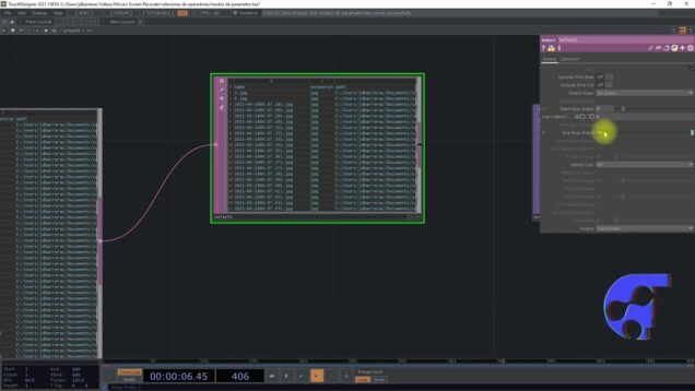 RELACIONES DE OPERADORES TOUCHDESIGNER – PARTE B
