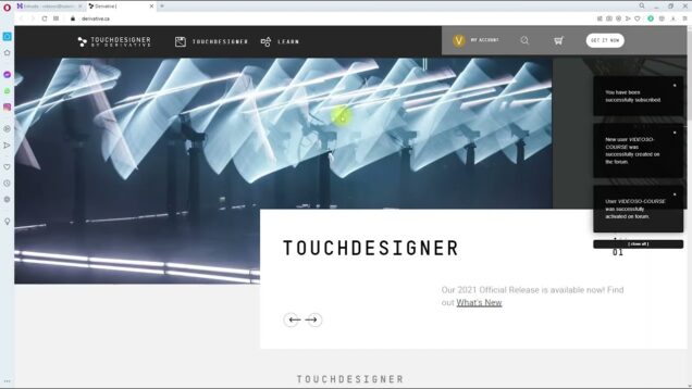 SETUP TOUCHDESIGNER
