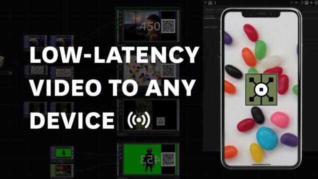 Stream Video from TouchDesigner to Devices with WebRTC (Low-Latency)