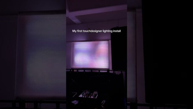 touchdesigner audio reactive lighting install
