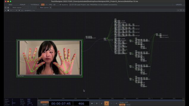 Touchdesigner Hand-Tracking Drum/Synth