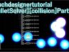 TouchDesigner　ポートフォリオ作品　LeapMotion BulletSolverComp Collision