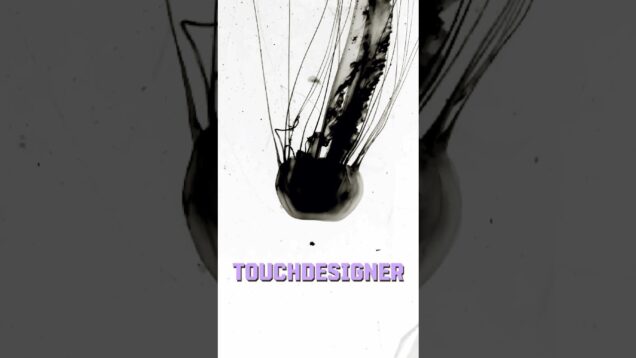 ASCII jellyfish in touchdesigner #digitalart #audio #touchdesigner #music #3d