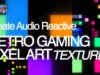 Audio Reactive Retro Gaming Pixel Art Texture With Simple Keyboard Control [TOUCHDESIGNER TUTORIAL]