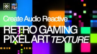 Audio Reactive Retro Gaming Pixel Art Texture With Simple Keyboard Control [TOUCHDESIGNER TUTORIAL]