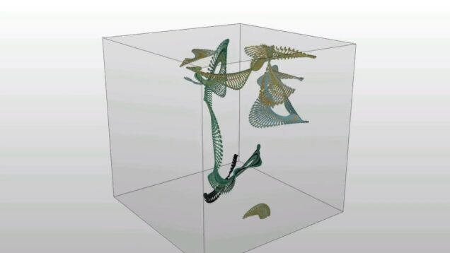 Audio Visual Like River / TouchDesigner