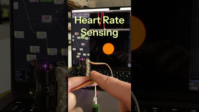 Biometric sensing in Touchdesigner