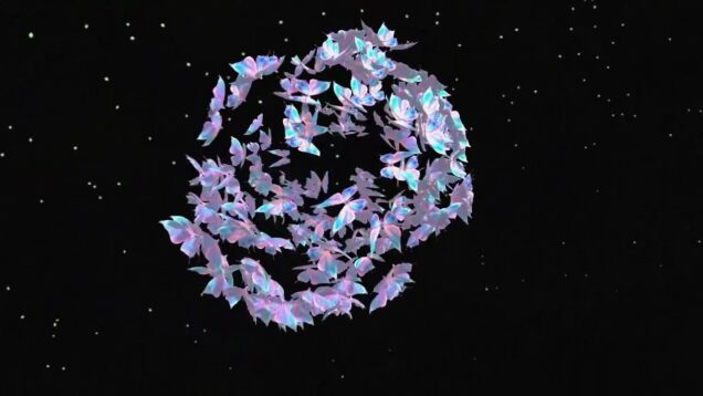 butterfly｜made with #touchdesigner