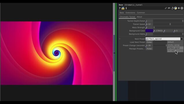 Chromatic Tunnel demo (TouchDesigner)