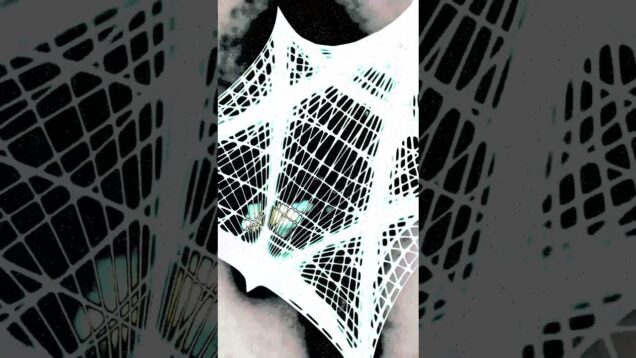 created this shape morphing in a space setting  #touchdesigner #audiovisual  #space