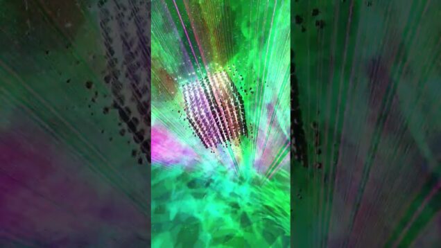 crystallography #analogsynth #originalmusic #touchdesigner #instancing #spaceart #trippy