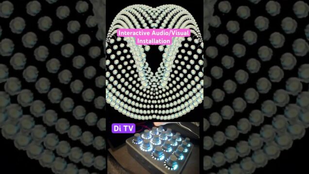 Di TV #audiovisual #interactiveinstallation #interactiveart #ableton #touchdesigner #resolume