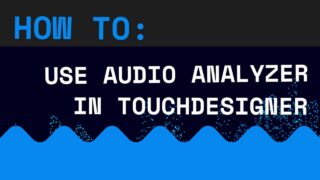 🎛️ How to Use Audio Analyzer in TouchDesigner – Quick Tutorial