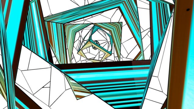 Infinite zooming looping audiovisual – TOUCHDESIGNER