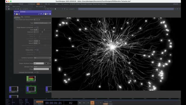 Iterative tentacles – TouchDesigner