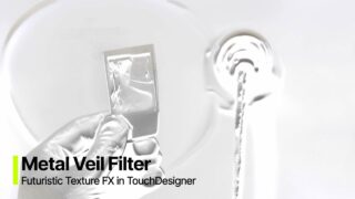 Metal Veil Filter-Futuristic Texture FX [TOUCHDESIGNER TUTORIAL]