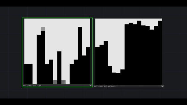 Multislider + OSC TouchDesigner