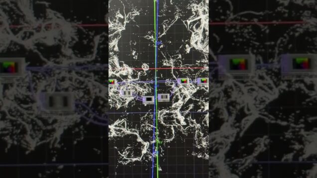 olas de mar en #touchdesigner #generativeart #experimental