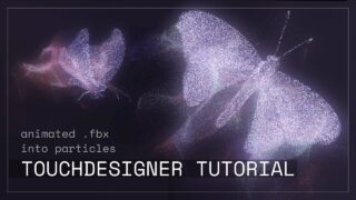 Particle Whale | TouchDesigner Tutorial | Free Project File (.toe)