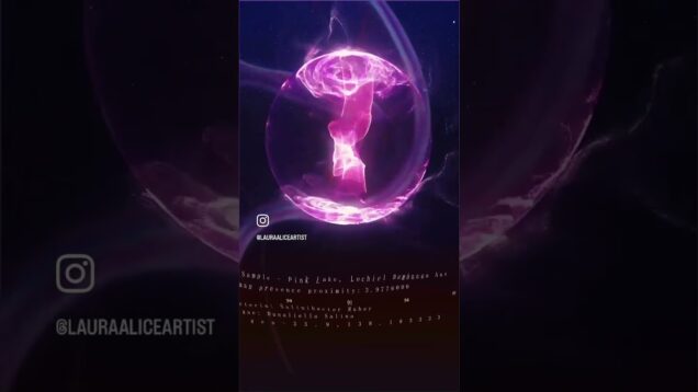 Playing algae like a light instrument🔮water from Pink Lake w Biotron/Touch Designer #touchdesigner