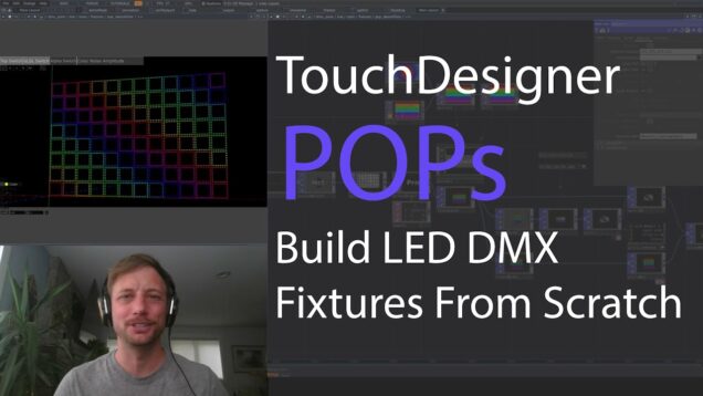 POPs – Build LED DMX Fixtures in Touchdesigner with the DMX Fixture POP #touchdesigner #pops