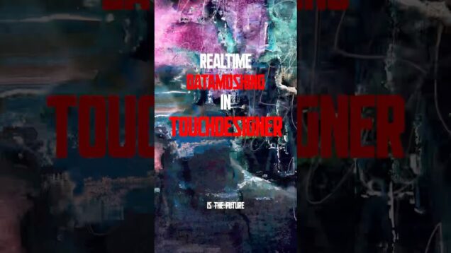 Real-time #datamoshing in #touchdesigner #glitchart