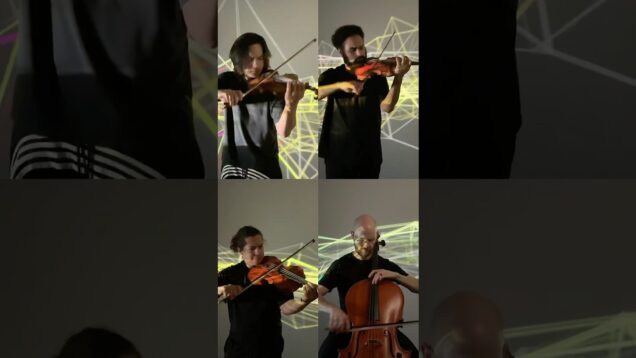 ⚡️summer⚡️ by #vivaldi #lunarcalendar #stringquartet #violin #viola #cello #touchdesigner #ableton