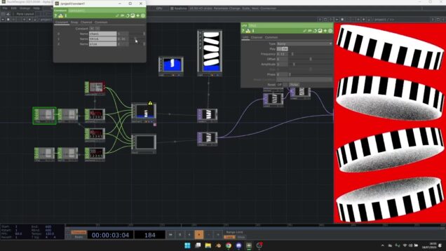 TouchDesigner – Graphic Design System Experiment