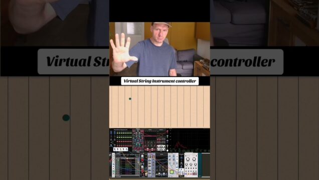🎼 Virtual String Instrument Controller #MediaPipe #HandTracking #vcvrack #touchdesigner