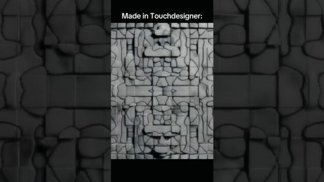 Visual in Touchdesigner #shorts #digitalart #visual #visualart #touchdesigner