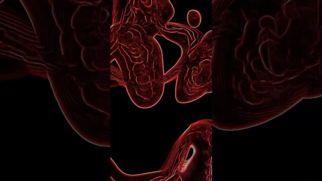 Abstract fluid made on Touch Designer #touchdesigner