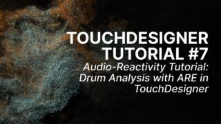 Audio Reactivity Tutorial: Drum Analysis with ARE in TouchDesigner