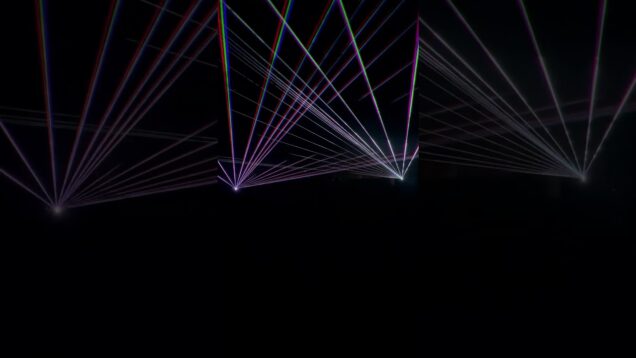 Audio Visual Experience #generativeart #touchdesigner #videomapping #laser