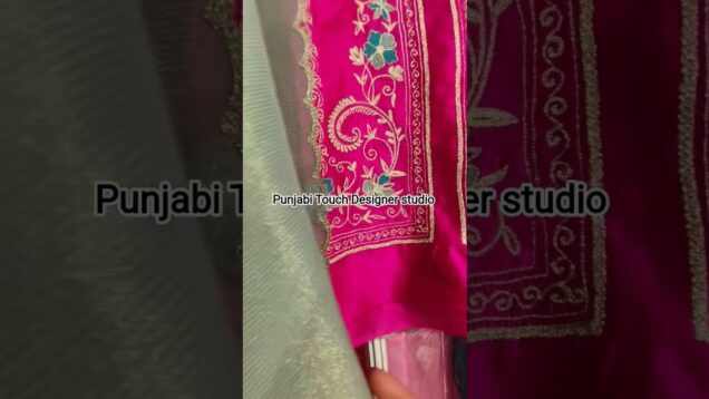 Brand your own style….. Punjabi Touch Designer studio…For order DM or Watsapp _8360311107…