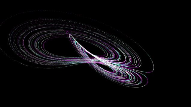 🦋 Built a Lorenz Attractor inside TouchDesigner 🎛️✨
