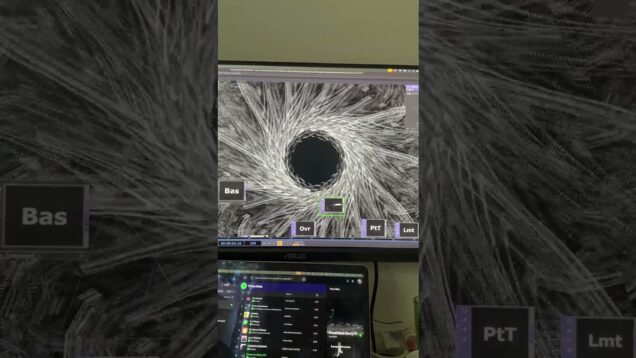 Circle particule system #immersivevisuals #touchdesigner