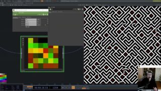 fdbk maze in Touchdesigner