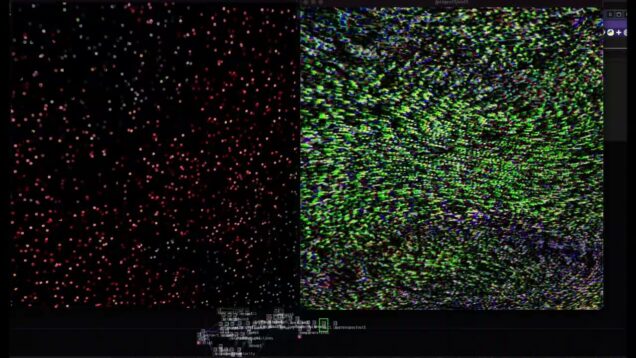 Flow field particles -TouchDesigner