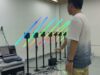 Immersive Real-time Interactive Rotating motor 360 tube control by touchdesigner and azure kinect