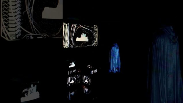 Interactive UI + Projection Mapping with Kinect in #touchdesigner | T3D + Flow3D #visualtech #vjing