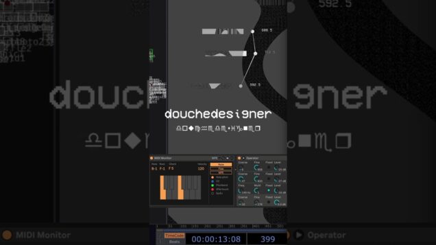 Midi Notes TO VISUALS #touchdesigner #ableton