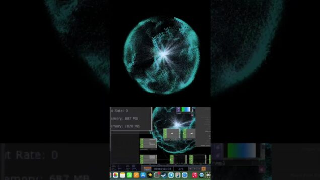 PARTICLE SPHERE #touchdesigner