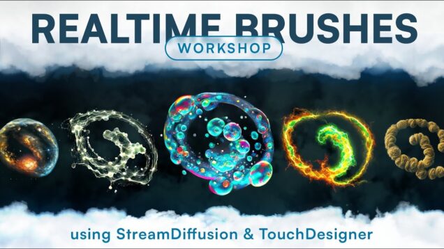 Realtime Brushes Workshop | StreamDiffusionTD + TouchDesigner Tutorial with Andrew Sun