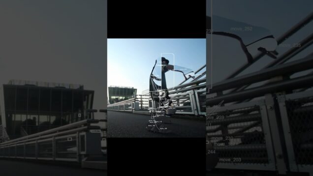 Silhouette of Blob Track Dancer #touchdesigner