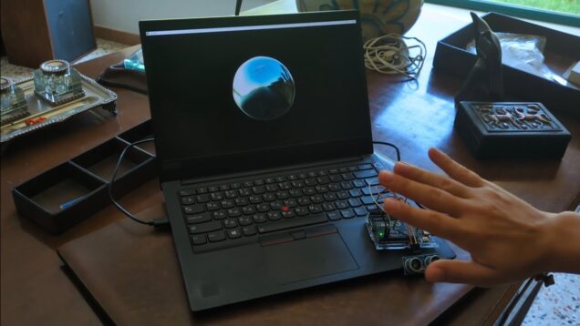 "The way of water" – interactive installation made with TouchDesigner and Arduino