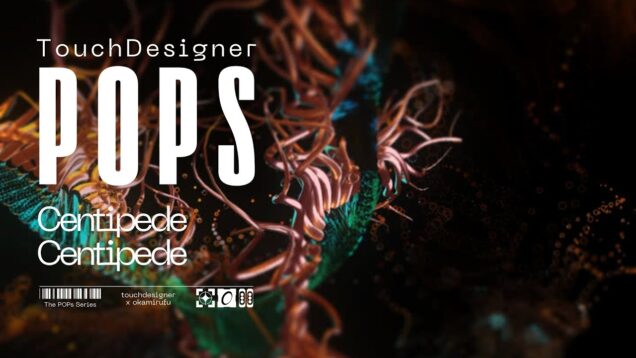 TouchDesigner POPs Tutorial: Create a Synthetic Biology Centipede with Delete & Math Mix