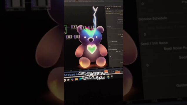Arte generativo en touchdesigner. Aprende video mapping desde cero. Comenta #info