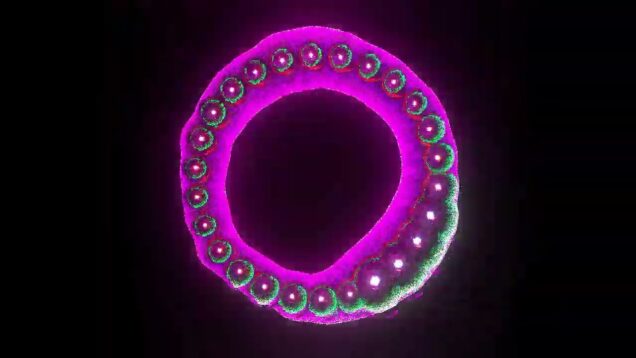 Audioreactive aura wheel touchdesigner experiment