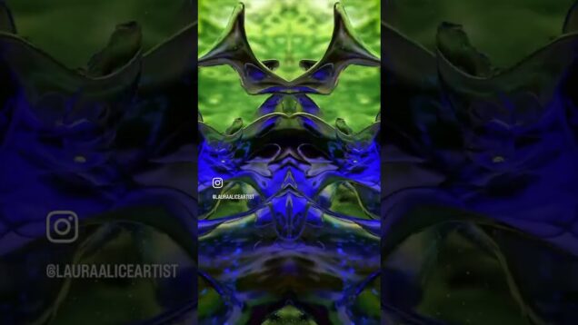 Forest fae energy -Inspired by glow worms, moss and @Bjork #touchdesigner #generativeart #digitalart