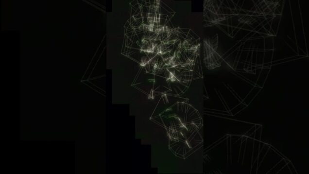 Glitchy 3D Text in TouchDesigner | Surreal Wireframe Animation